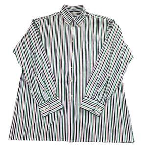 Maus & Hoffman Shirt Men’s Size L Multicolored Striped Long Sleeve Cotton USA